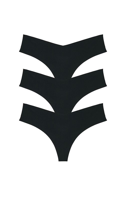 Commando Invisible Rib Thong 3-pack