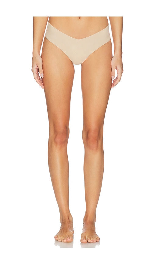 Commando Invisible Rib Thong 3-pack In Neutral