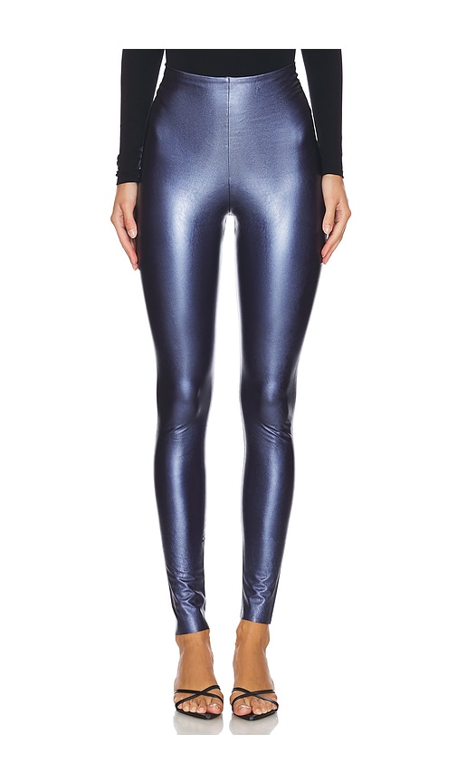 Commando Faux Leather Legging In 갤럭시