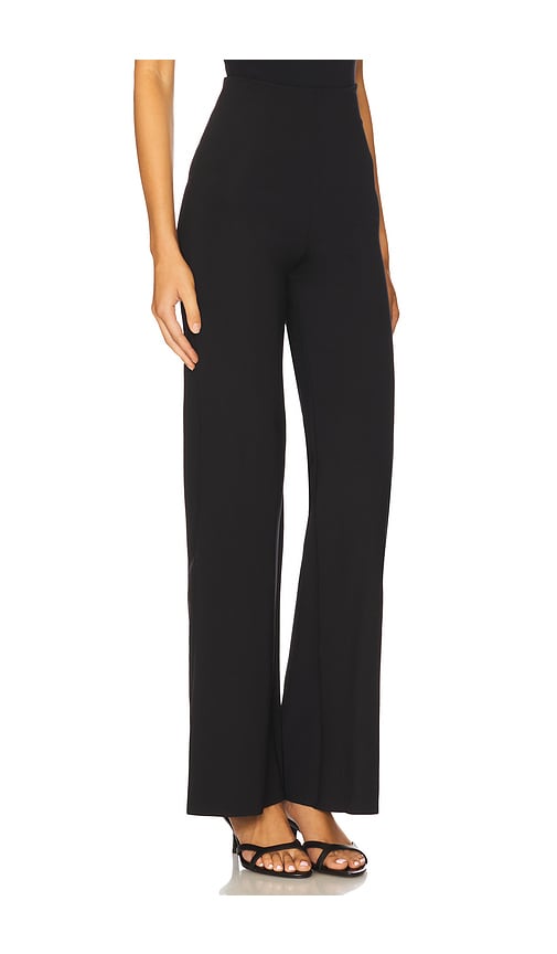 Commando Neoprene Wide Leg Pant In Black