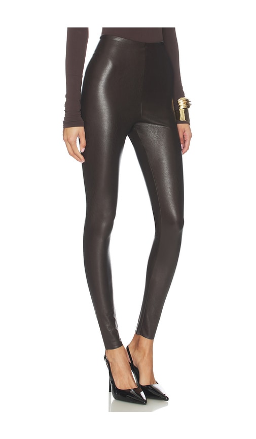 Commando Faux Leather Legging In Brown