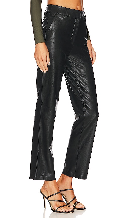 FAUX LEATHER FULL LENGTH 长裤 – 黑色
