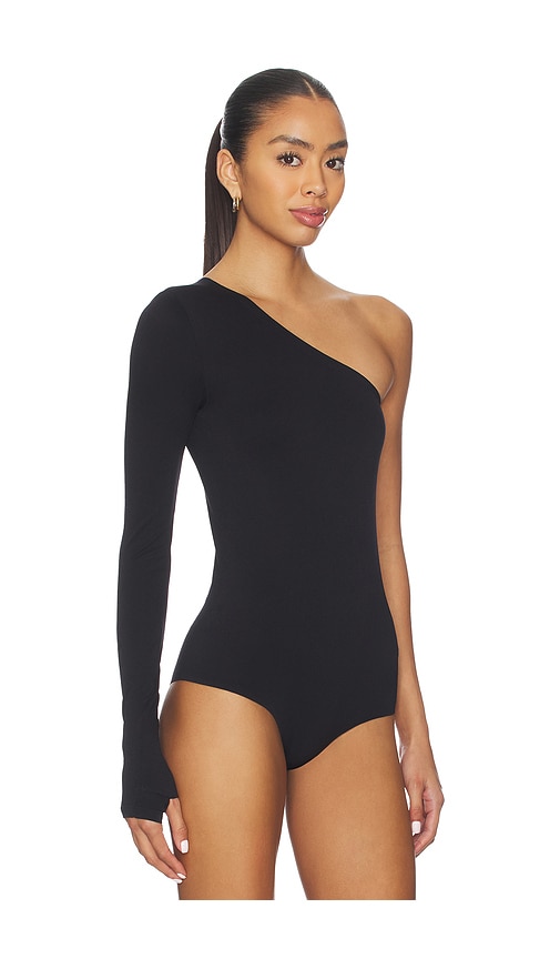  Commando Ballett-bodysuit Mit One-shoulder-träger Prima In Black. 