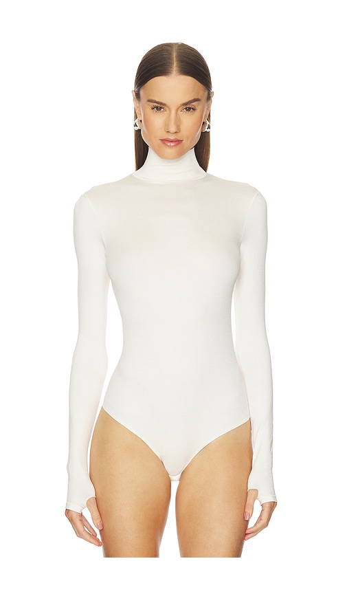 Commando Prima Ballet Turtleneck Bodysuit In Neutral