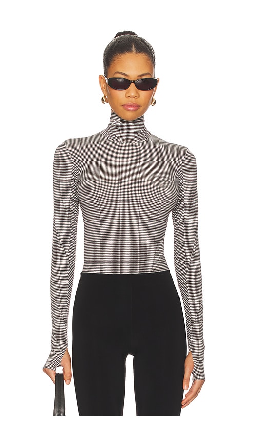 Commando Classic Turtleneck Bodysuit In Gray