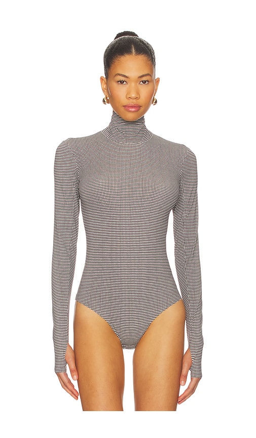 Commando Classic Turtleneck Bodysuit In Gray