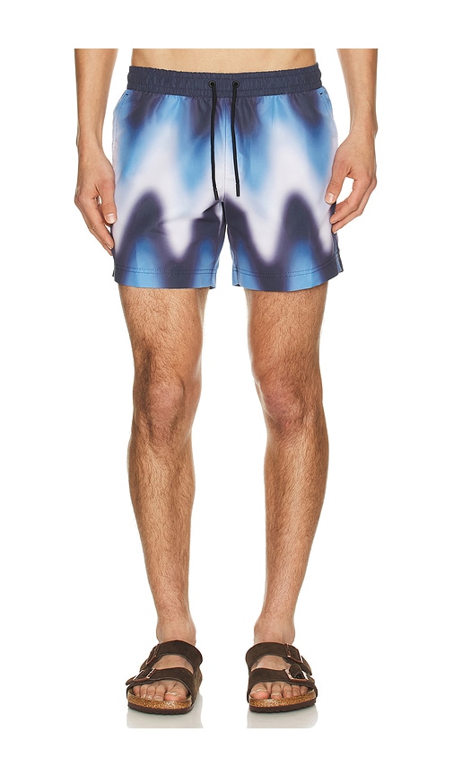 Commas Gradient Wave Classic Swim Short