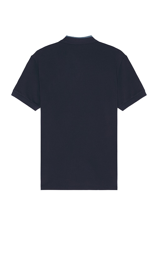 Shop Club Monaco Blocked Collar Polo In 藏青色