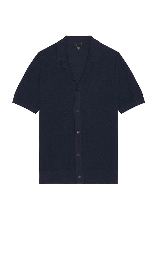 Club Monaco Boucle Camp Collar Shirt