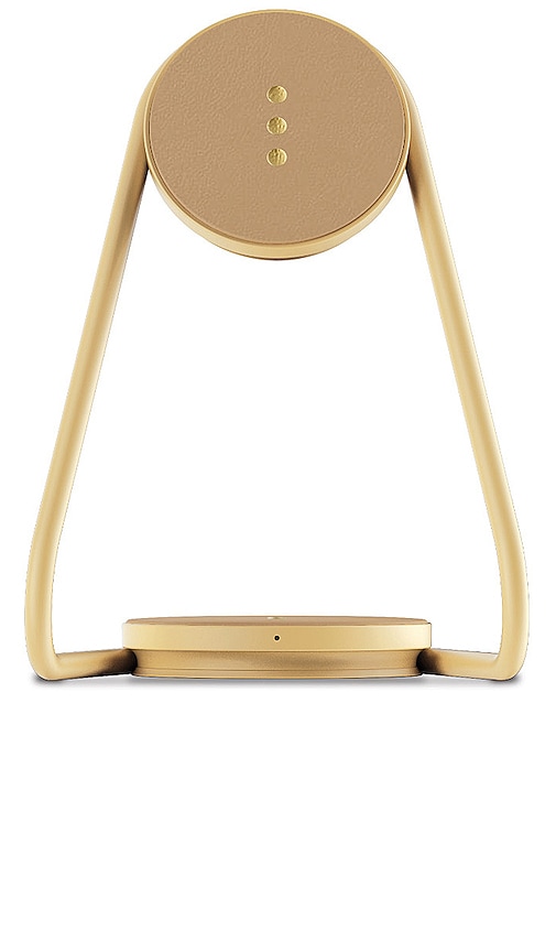 Courant Mag: 2 Classics Magnetic Charging Stand In Metallic Gold
