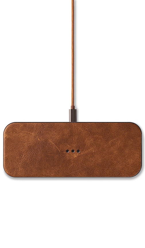 Catch 2 Classics Wireless Charger in Brown.