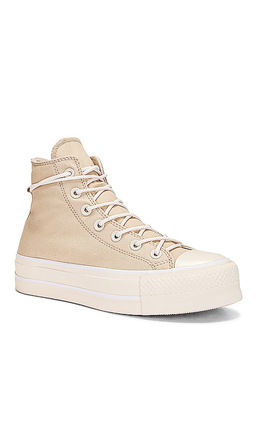 Converse Chuck Taylor All Star Lift Sneaker In Beige | ModeSens