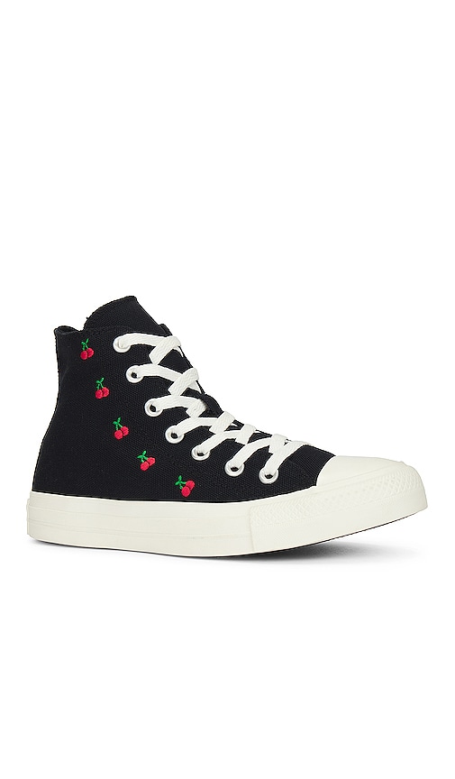 Shop Converse Chuck Taylor All Star Cherries Sneaker In Black