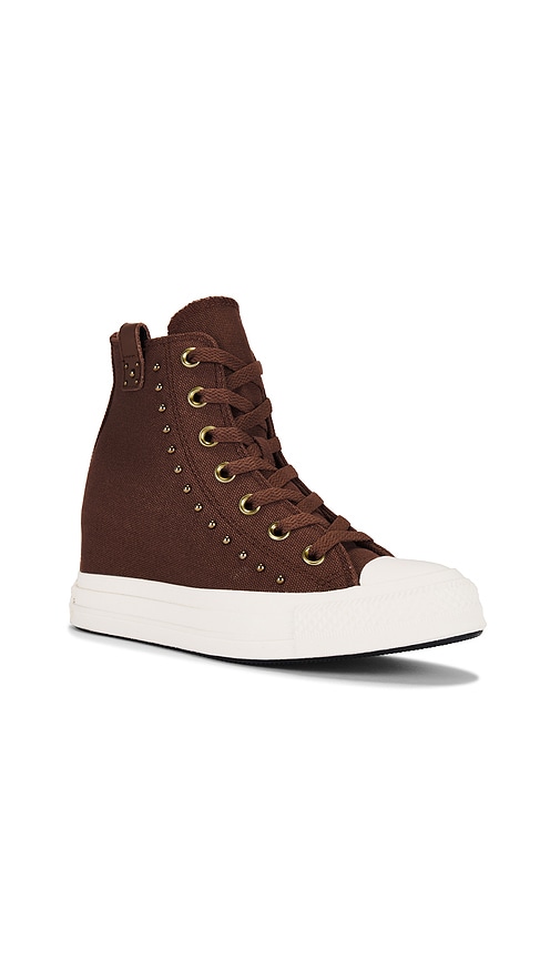 Converse Chuck Taylor All Star Wedge Sneaker In Brown