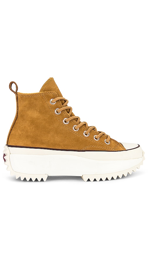 Converse RUN STAR HIKE HI Wheat Shadowberry REVOLVE
