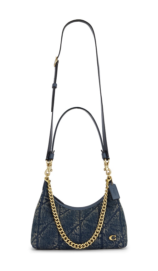 Coach Soft Quilted Loved Denim Juliet 25 Shoulder Bag