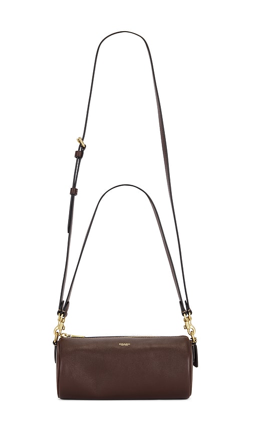 Coach Natural Grain Leather Barrel Bag