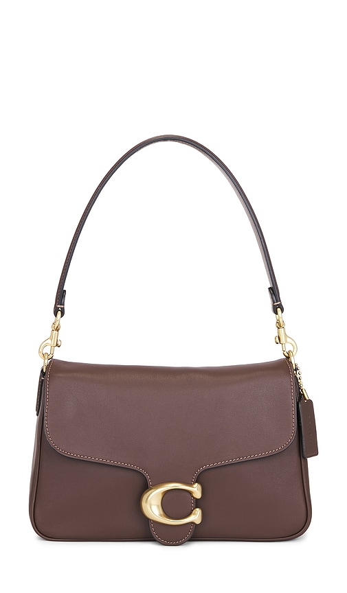 Coach Smooth Calf Leather Soft Tabby In Pattern