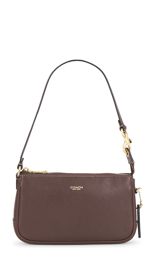 Coach Natural Grain Leather Plaza Bag 18