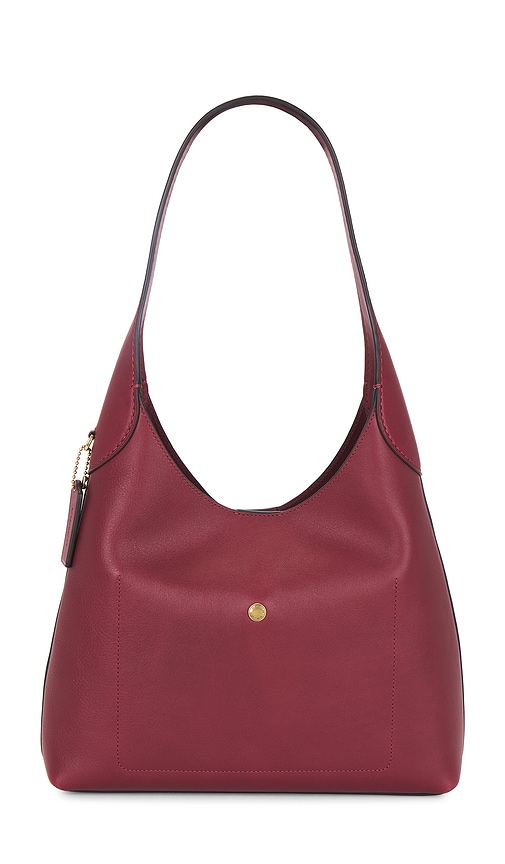 Shop Coach Brooklyn Shoulder Bag 28 In Red