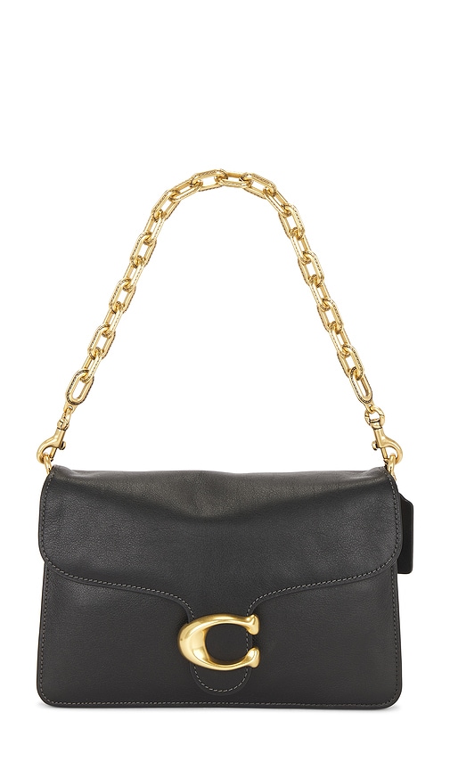COACH SMOOTH LEATHER CHAIN TABBY HANDBAG