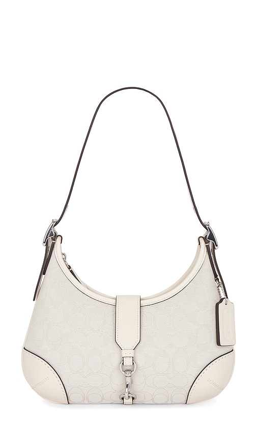 Hamptons Hobo Bag in White.