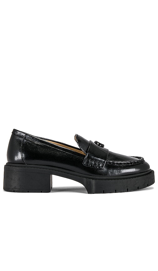 Coach Leah Loafer Shoes - Women's Size 5 - Black Patent