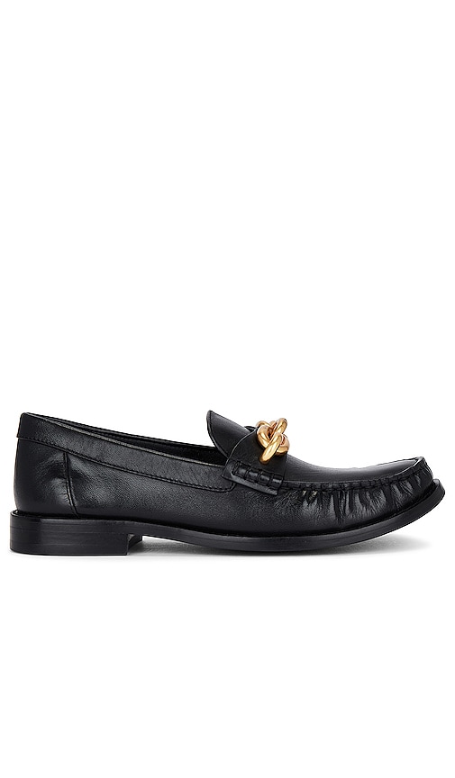 Coach Jess Loafer In Black/gold