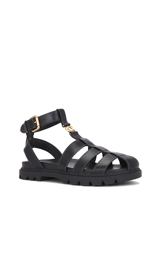 COACH SCULPTED FISHERMAN SANDAL