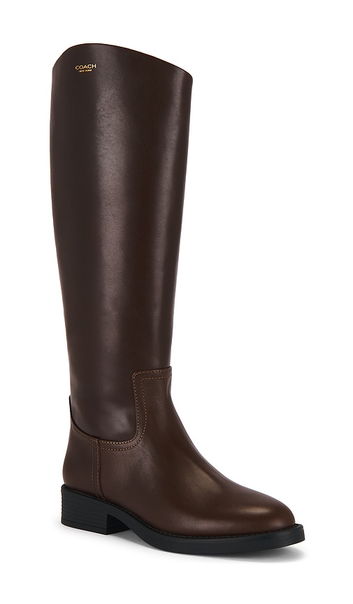 Coach Park Tall Boot In Brown