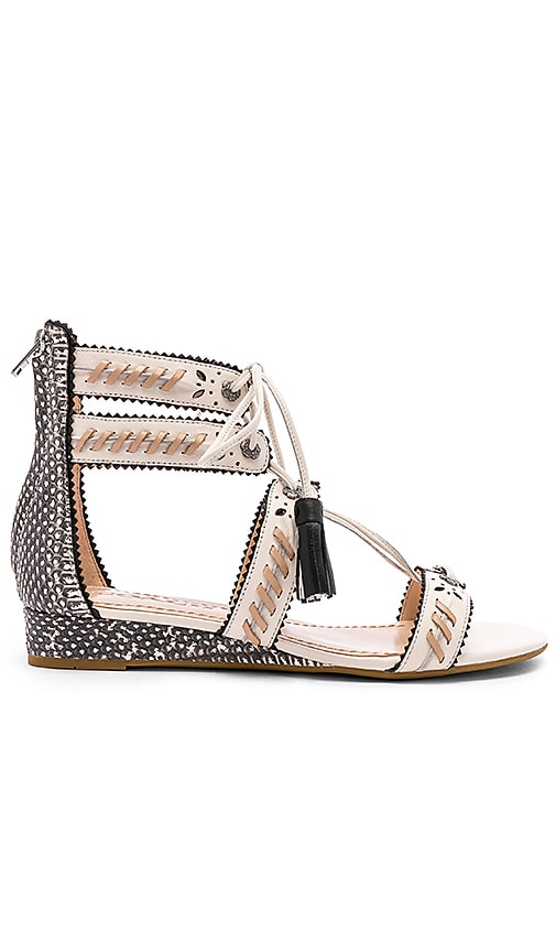 Via Western Stitch Demi Wedge Sandal