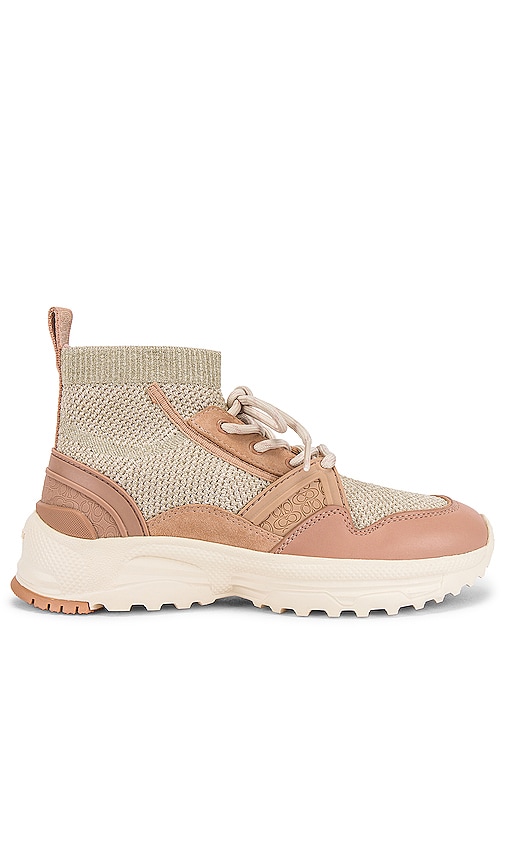 blush high top sneakers