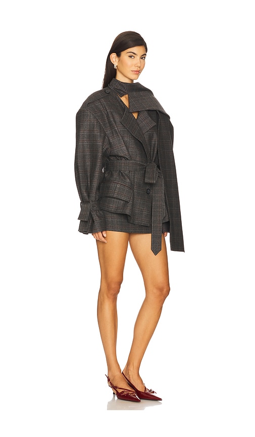 Ceren Ocak Cape Detailed Jacket