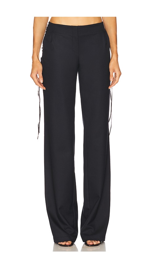 Ceren Ocak Low Waist Pant In Blue