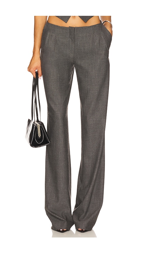 Ceren Ocak Low Waist Pant In Gray