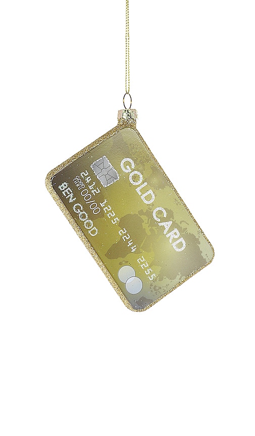 Cody Foster & Co Gold Card Ornament In N,a