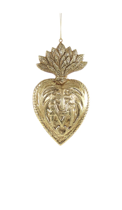 Cody Foster & Co Ex Voto Ornament In Metallic Gold