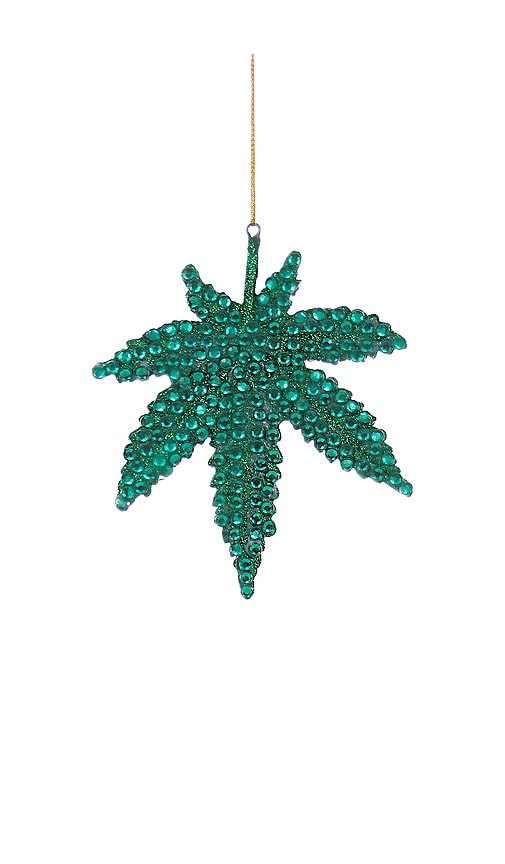 Cody Foster & Co Jeweled Leaf Ornament