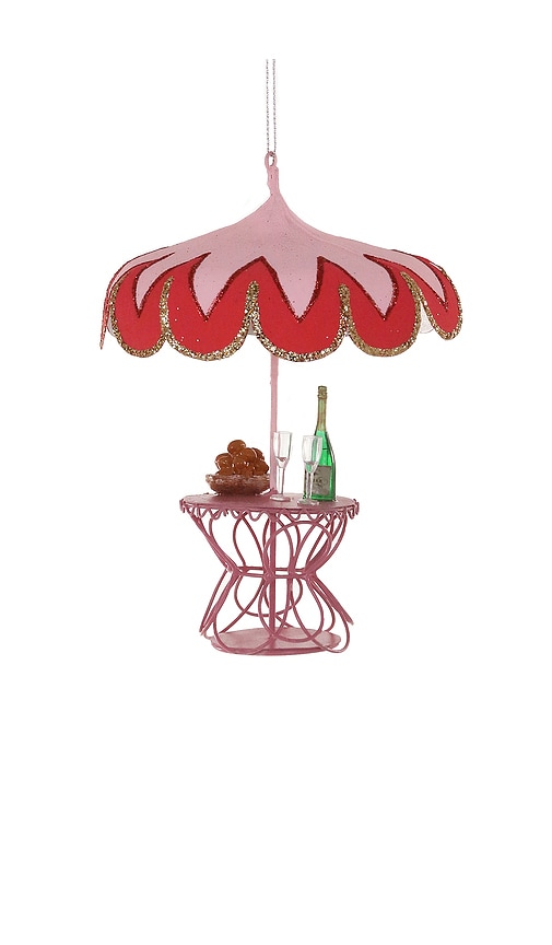 Cody Foster & Co Poolside Brunch Ornament In Pink