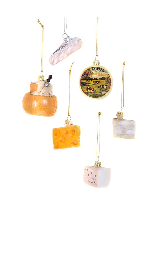 Cody Foster & Co Set Of 6 Tiny Fromage Ornaments