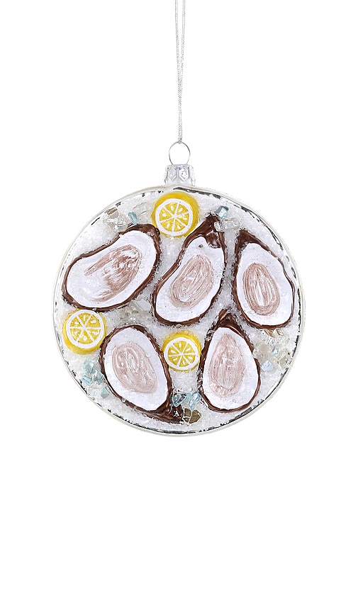 Cody Foster & Co Plated Oysters On Ice Ornament