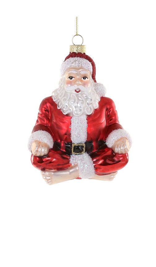Cody Foster & Co Yoga Santa Ornament