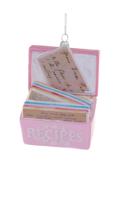 Cody Foster & Co Pink Favorite Recipes Ornament