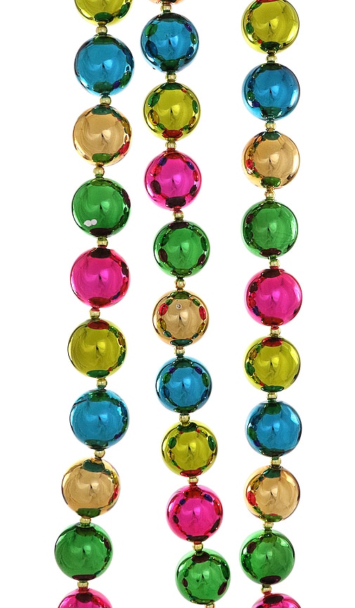 Cody Foster & Co Rainbow Vintage Garland in Green,Fuchsia