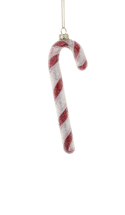 Cody Foster & Co Heirloom Candy Cane Ornament in Red,White