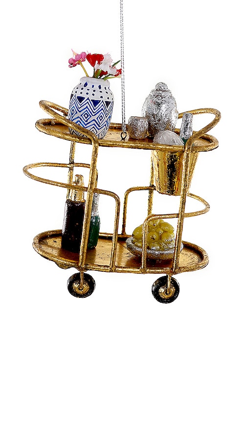 Cody Foster & Co Glam Bar Cart Ornament In N,a