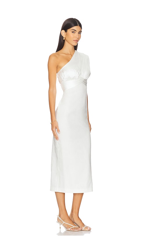 Camila Coelho Delanie Midi Dress In White
