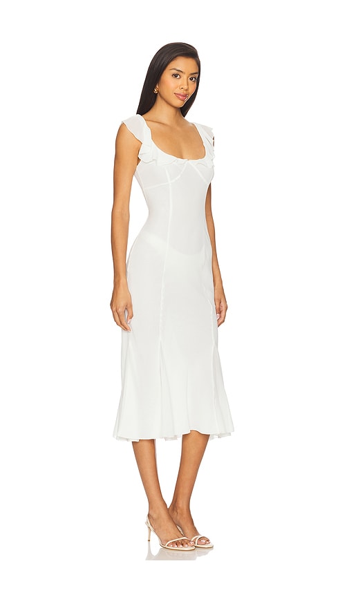 Camila Coelho Alda Midi Dress In White