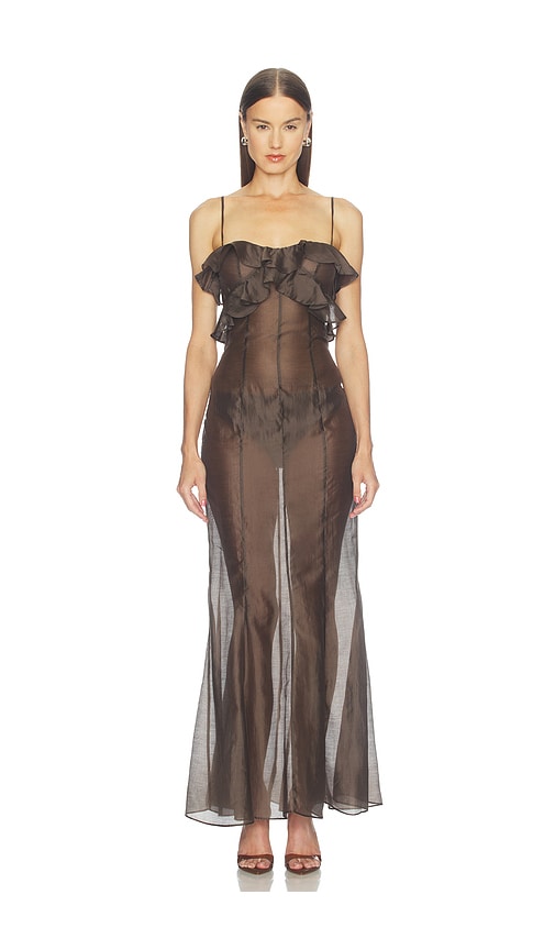 Dorothea Maxi Dress by Camila Coelho in Chocolate