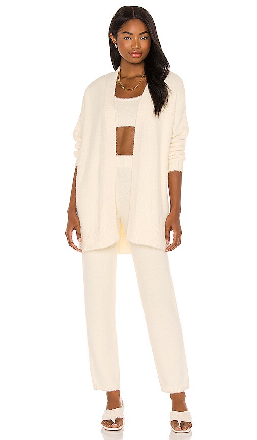 Camila Coelho Milani Cardi in Ivory